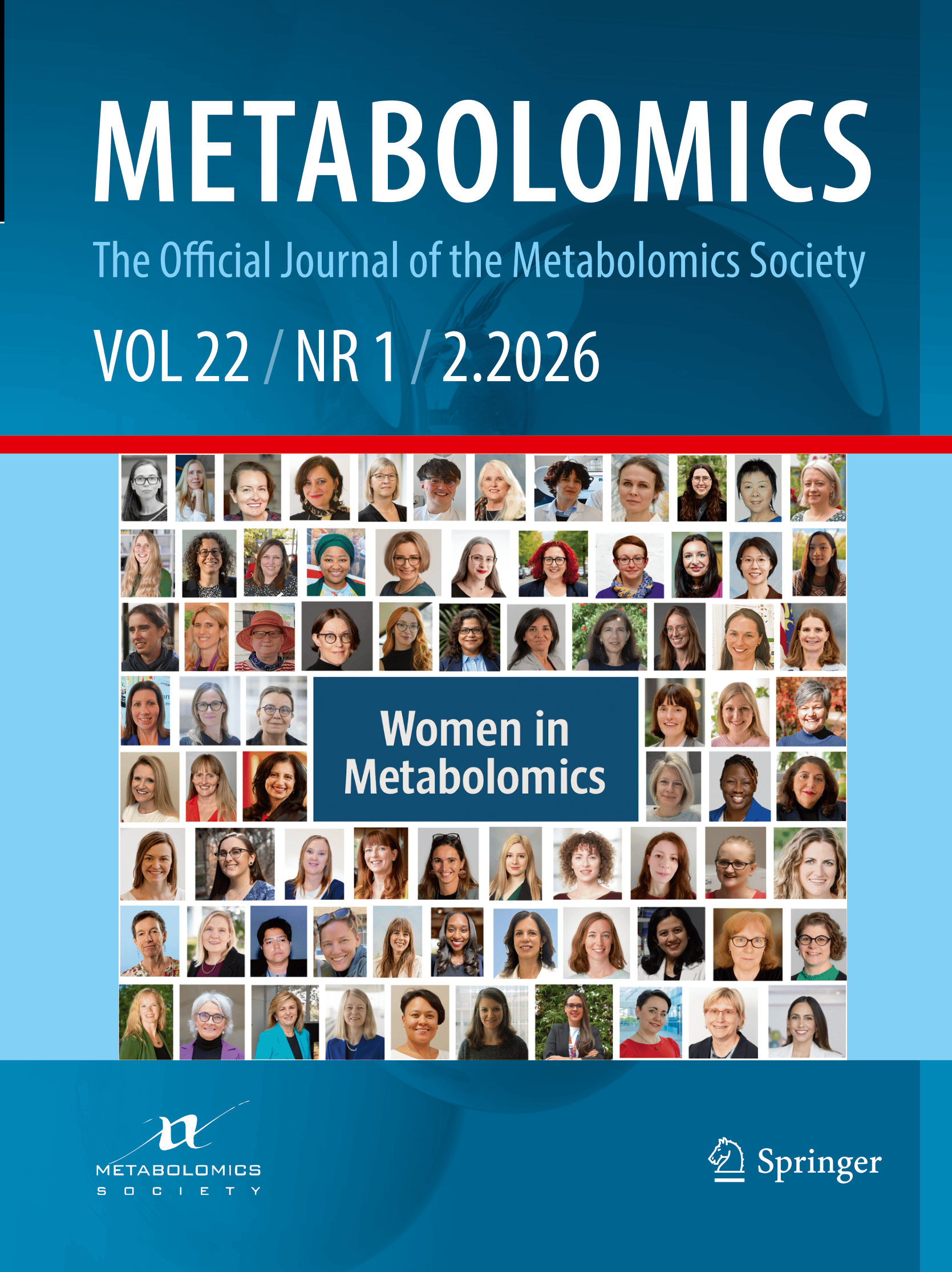 Líderes femininas influentes em metabolômica
